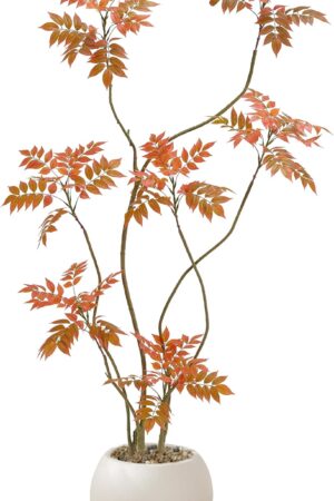 Artificial Tree 6ft,Tall Fake Plant Artificial Sumac Tree, Faux Plants Indoor Fake Plants Decor with Pots for Home Office Bathroom Bedroom Living Room Decorations Housewarming