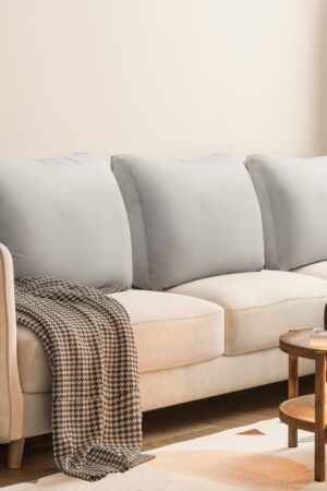 3PCS Back Pillow for Sitting in Bed, Bed Wedge Reading Pillow for Bed Adult Back Support, Back Pillow for Couch Sofa Bed Rest Pillow Backrest, Removable Velvet Gray Cover