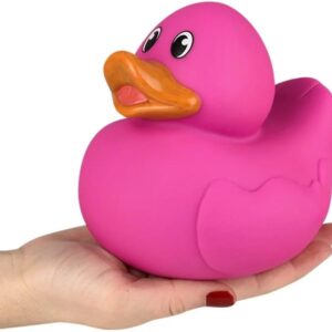 Big Rubber Ducky Collectible Mix (5.5") Colorful Selection: Red, Orange, Green, Blue, Yellow and Pink. Perfect for Ducking (Pink)