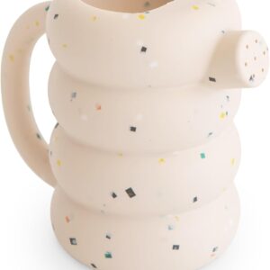 Silicone Watering Can | Bath and Outdoor Play for Toddlers 10 Months+ (Vanilla Confetti)