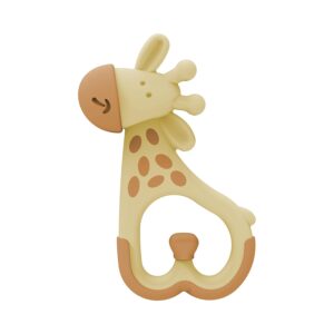 Giraffe, Massaging Baby Teether, Designed by a Pediatric Dentist, BPA Free, 3m+