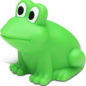 Frog Bath Buddy Squirter - Floating Green Frog Rubber Bath Toy, Fun Water Squirting Bathtime Play for Toddlers, Cute & Soft Animal Toy for The Bathtub, Beach & Pool for Girls & Boys - 3 Inch