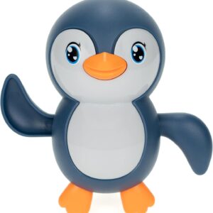 Bath Toys Wind up Backstroke Swimming Penguins for Kids 18M+ (Blue)
